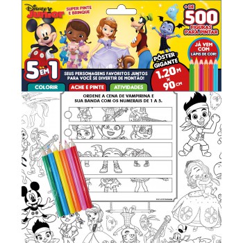 Disney Junior - Super Pinte E Brinque Pôster Gigante