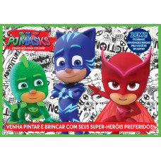 Pj Masks Prancheta Para Colorir