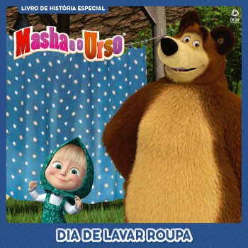 Masha E O Urso - Livro De História Especial - Dia De Lavar Roupa