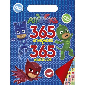 Pj Masks Prancheta 365 Atividades + 365 Adesivos