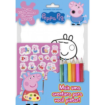 Peppa Pig - Colorindo Com Adesivos: Mais Uma Aventura Para Você Pintar!