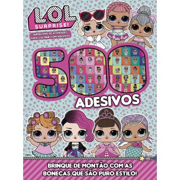 Lol Surprise - Superlivro De Atividades Para Colorir Com Adesivos