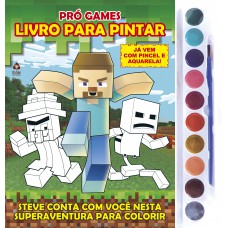 Pró-games Livro Para Pintar Com Aquarela