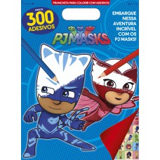 Pj Masks Prancheta Para Colorir Com Adesivos