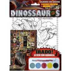 Dinossauros - Colorindo Com Adesivos