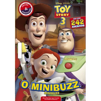 Disney Megahistórias Para Colorir Com Adesivos Bilíngue - Toy Story 3