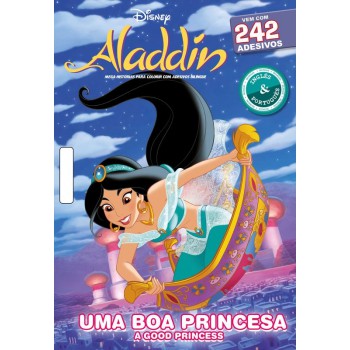 Aladdin: Disney Colorir Com Adesivos Bilíngue