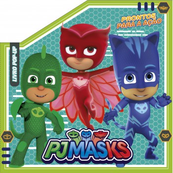 Pj Mask Livro Pop Up: Prontos Para A Ação