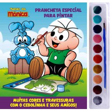 Turma Da Mônica - Prancheta Especial Para Pintar - Cebolinha