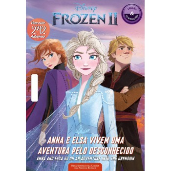 Disney - Frozen Ii - Megahistórias Para Colorir Com Adesivos Bilíngue - Vem Com 242 Adesivos