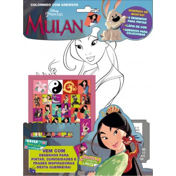 Disney - Colorindo Com Adesivos Mulan