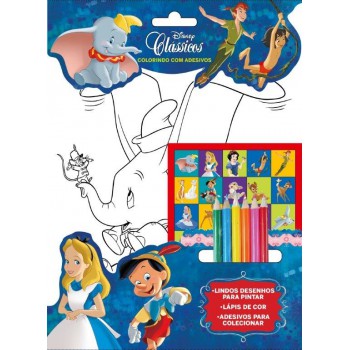 Disney Colorindo Com Adesivos - Clássicos Disney