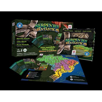 Serpentes Fantásticas - Conheça As Cobras E Biomas Do Brasil Com Um Jogo De Tabuleiro Educativo