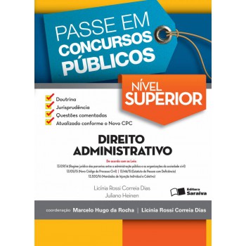 Nível Superior: Direito Administrativo - 1ª Edição De 2016