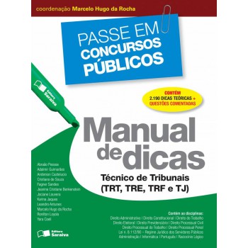 Manual De Dicas: Técnico De Tribunais (trt, Tre, Trf E Tj) - 1ª Edição De 2017