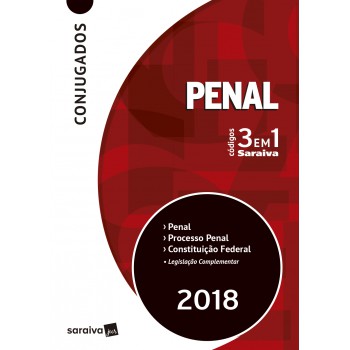 Penal - Códigos 3 Em 1: Penal, Processo Penal E Constituição Federal