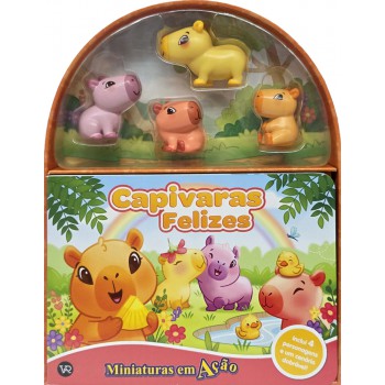 Miniaturas Em Ação - Capivaras Felizes