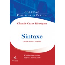 Sintaxe: Estudos Descritivos Da Frase Para O Texto