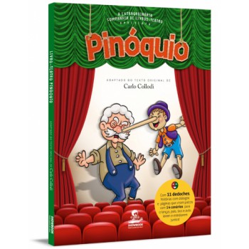 Pinóquio - Livro-teatro Com Dedoches E Cenários