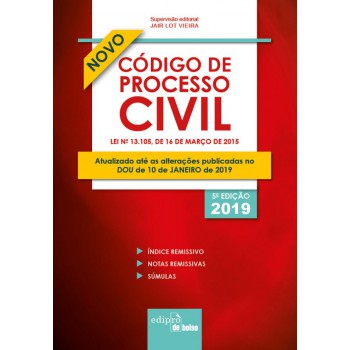 Código De Processo Civil 2019 - Mini