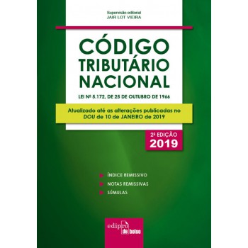 Código Tributário Nacional 2019 - Mini