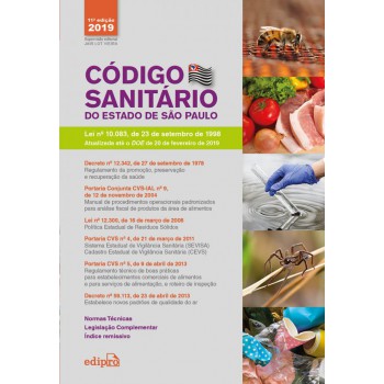 Código Sanitário Do Estado De São Paulo: Lei Nº 10.083, De 23 De Setembro De 1998