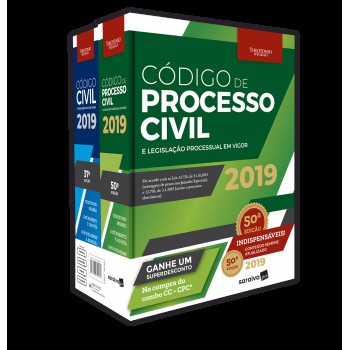 Combo Tn : Código Civil E Código Processo Civil - 11ª Edição De 2019