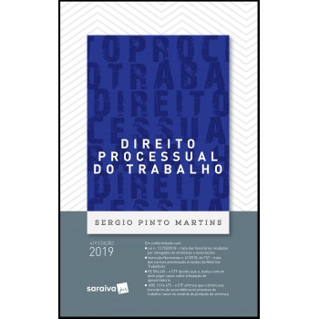 Direito Processual Do Trabalho - 41ª Edição De 2019