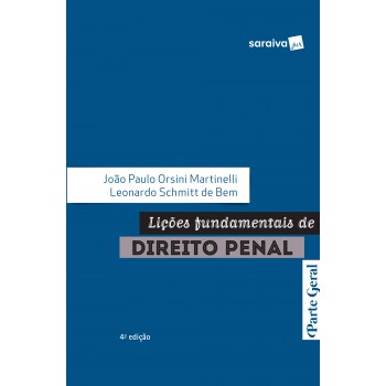 Lições Funcamentais De Direito Penal - 4ª Edição De 2019