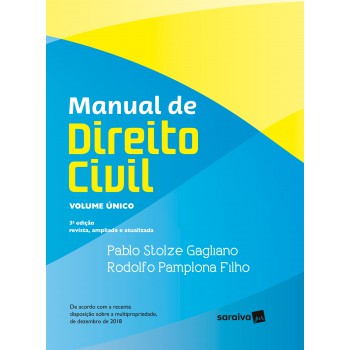 Manual De Direito Civil : Volume único - 3ª Edição De 2019