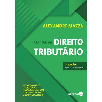 Manual De Direito Tributário - 5ª Edição De 2019