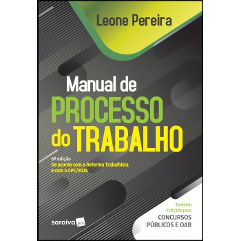 Manual De Processo Do Trabalho - 6ª Edição De 2019