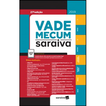 Vade Mecum Saraiva : Tradicional - 27ª Edição De 2019