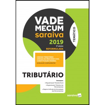 Vade Mecum Tributário - 3ª Edição De 2019