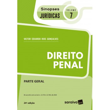 Sinopses Jurídicas: Direito Penal - 24ª Edição De 2019