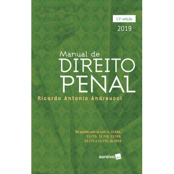 Manual De Direito Penal - 13ª Edição De 2019