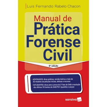 Manual De Prática Forense Civil - 6ª Edição De 2019