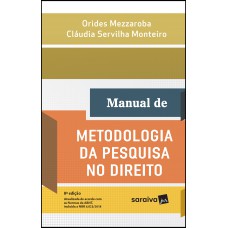 Manual De Metodologia Da Pesquisa No Direito - 8ª Edição De 2018