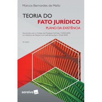 Teoria Do Fato Jurídico - Plano De Existência - 22ª Edição De 2019