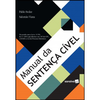 Manual Da Sentença Cível - 1ª Edição De 2019