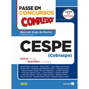 Passe Em Concursos - Completaço - Cespe (cebraspe): Teoria Unificada E Questões Comentadas