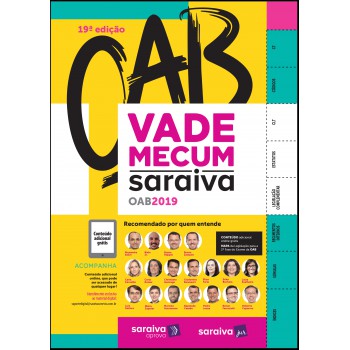 Vade Mecum Saraiva Oab 2019 - 19ª Edição De 2019