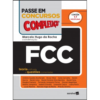 Passe Em Concursos - Completaço®: Fcc - Teoria Unificada E Questões Comentadas - 1ª Edição De 2019