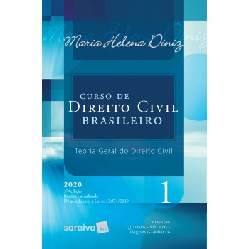 Curso De Direito Civil Brasileiro - Vol. 1 - 37ª Edição 2020