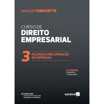 Curso De Direitos Empresarial - Vol. 3 - 8ª Edição De 2020