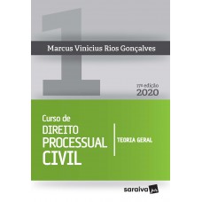 Curso De Direito Processual Civil Vol 1 - 17ª Edição De 2020