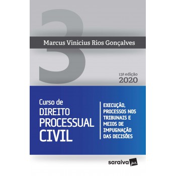 Curso De Direito Processual Civil Vol 3 - 13ª Edição De 2020