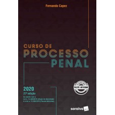 Curso De Processo Penal - 27ª Edição 2020