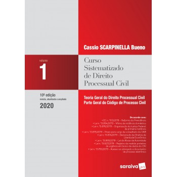 Curso Sistematizado De Direito Processual Civil - Vol 1 . 10ª Ed. 2020