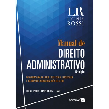 Manual De Direito Administrativo - 6ª Ed. 2020